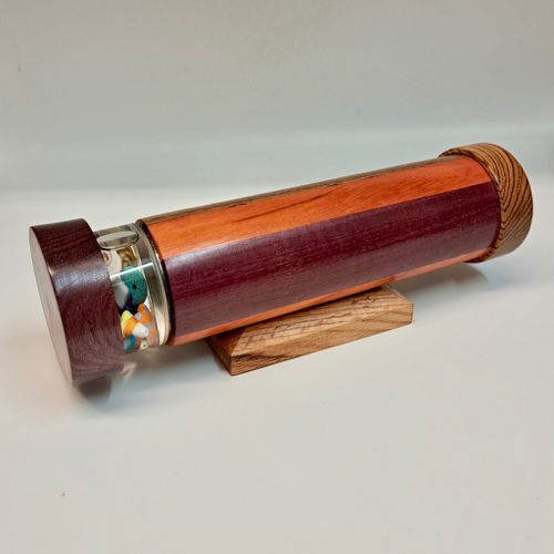 SC-055 Exotic Hardwood Kaleidoscope  $168 at Hunter Wolff Gallery